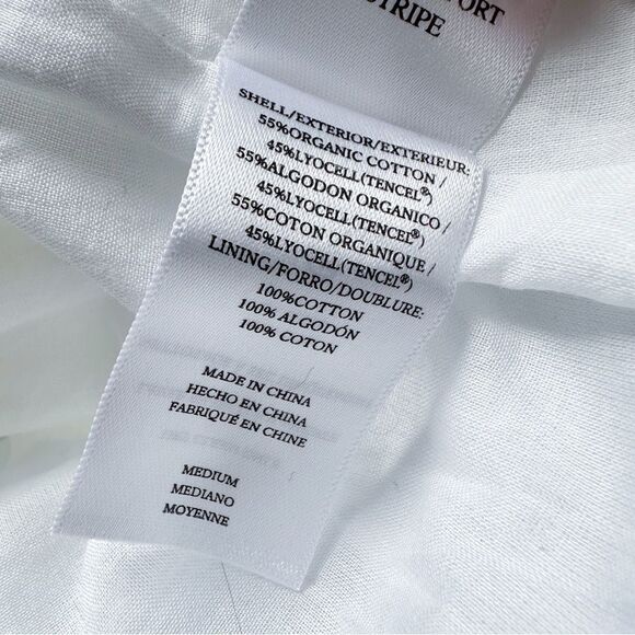 NWT Rails Size Medium Julia West Seaport Stripe Organic Cotton Midi Dress - Picture 12 of 12